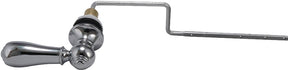 Plumb Pak PP836-71CPL Decorative Toilet Tank Lever, Angled, Front, Side Mounting, 8 in L Flush Arm, Metal