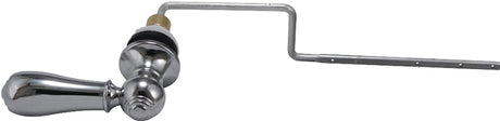 Plumb Pak PP836-71CPL Decorative Toilet Tank Lever, Angled, Front, Side Mounting, 8 in L Flush Arm, Metal