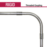 Sigma Engineered Solutions ProConnex 1/2 in. D Zinc-Plated Steel Conduit Coupling For Rigid/IMC 1 pk