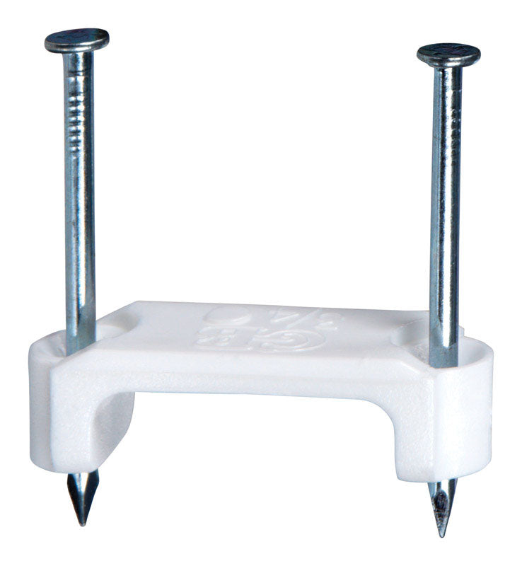Gardner Bender 3/4 in. W Plastic Insulated Cable Staple 50 pk, Pack of 10