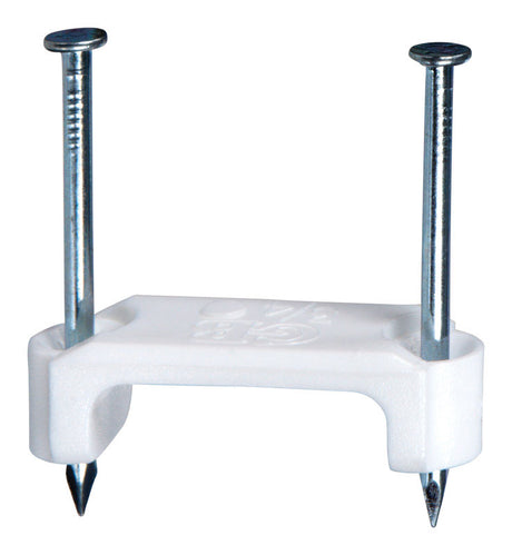 Gardner Bender 3/4 in. W Plastic Insulated Cable Staple 50 pk, Pack of 10