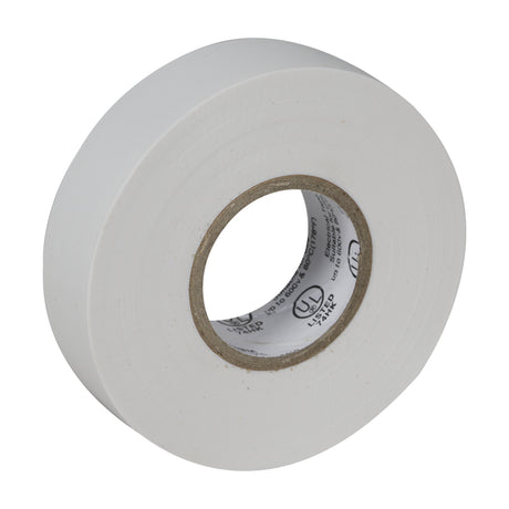 Duck Professional Grade 3/4 in. W X 66 ft. L White Vinyl Electrical Tape, Pack of 12