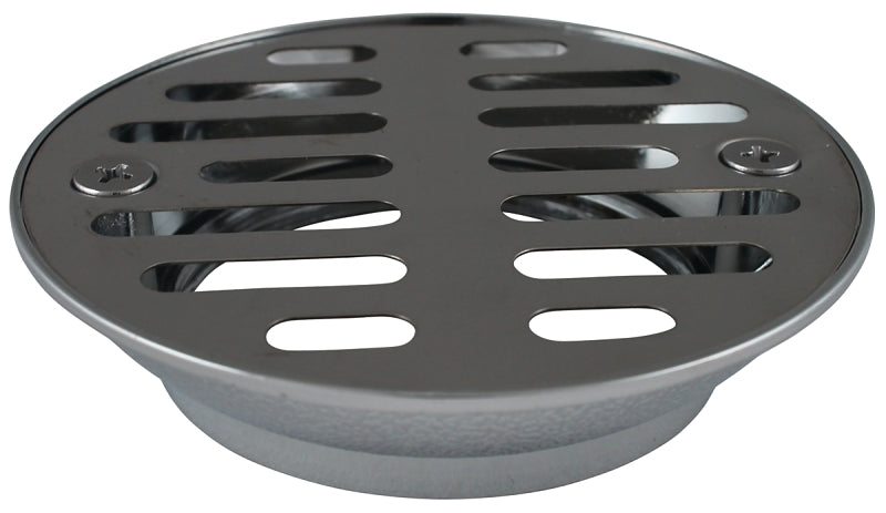 Plumb Pak PP825-51 Shower Drain, Metal, Chrome-Plated