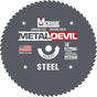 Morse Metal Devil 102841 Circular Saw Blade, 14 in Dia, 1 in Arbor, 66-Teeth, Applicable Materials: Iron, Steel