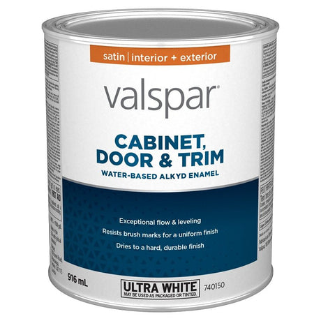 CAB&DR&TRM PNT SAT ULT WHT 1QT, Pack of 4