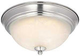Westinghouse 6400500 Flush Mount Ceiling Fixture, 120 V, 15 W, LED Lamp, 930 Lumens, 3000 K Color Temp, Steel Fixture