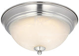 Westinghouse 6400500 Flush Mount Ceiling Fixture, 120 V, 15 W, LED Lamp, 930 Lumens, 3000 K Color Temp, Steel Fixture