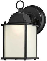 Westinghouse 6107500 Wall Lantern, 9 W, LED Lamp, 800 Lumens, 3000 K Color Temp, Black Fixture, Textured Fixture