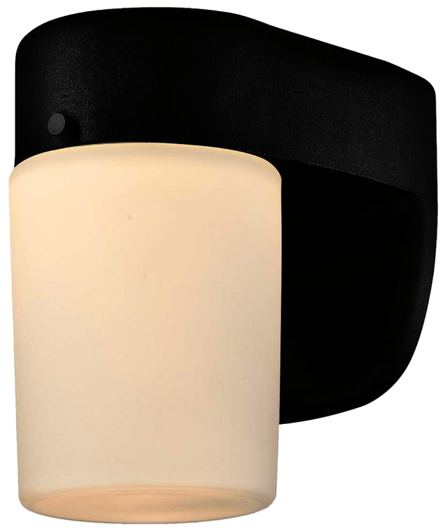 Westinghouse 6106700 Wall Fixture with Dusk-to-Dawn Sensor, 8 W, 120 V, LED, 620 Lumens, 3000 K, Plastic, Black
