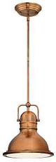 Westinghouse 63084A Mini Pendant Light, 120 V, 1-Lamp, LED Lamp, 800 Lumens, Metal Fixture, Frosted Shade Type