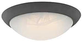 Westinghouse 6308900 Ceiling Light Fixture, Oil-Rubbed Bronze Fixture, Alabaster Shade, White Shade, 120 V, 15 W