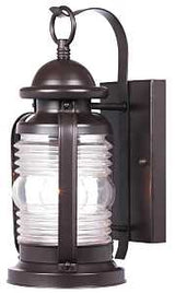 Westinghouse Weatherby Series 6230100 Outdoor Wall Lantern, Steel Fixture, Bronze Fixture