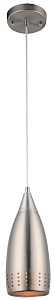 Westinghouse 6101300 Adjustable Mini Pendant, 1 -Lamp, Brushed Nickel Fixture