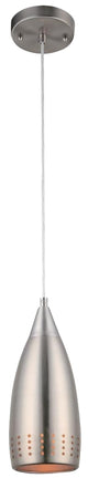Westinghouse 6101300 Adjustable Mini Pendant, 1 -Lamp, Brushed Nickel Fixture