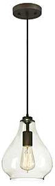 Westinghouse 6102600 Adjustable Mini Pendant, 1-Lamp, Oil-Rubbed Bronze Fixture