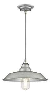 Westinghouse Iron Hill Series 6354600 Pendant Light, 120 V, 1-Lamp, Incandescent, LED Lamp, Steel Fixture