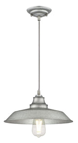 Westinghouse Iron Hill Series 6354600 Pendant Light, 120 V, 1-Lamp, Incandescent, LED Lamp, Steel Fixture