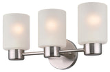 Westinghouse Sylvestre Series 6227900 Wall Fixture, 120 V, 3 -Lamp, Incandescent, LED Lamp, Metal Fixture