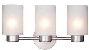 Westinghouse Sylvestre Series 6227900 Wall Fixture, 120 V, 3 -Lamp, Incandescent, LED Lamp, Metal Fixture
