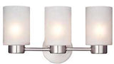 Westinghouse Sylvestre Series 6227900 Wall Fixture, 120 V, 3 -Lamp, Incandescent, LED Lamp, Metal Fixture