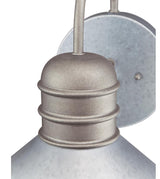 Westinghouse Watts Creek Series 63609 Wall Fixture, Incandescent, LED Lamp, Steel Fixture, Galvanized Fixture