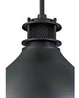 Westinghouse Kilian Series 63268 Pendant, 120 V, 1-Lamp, Incandescent, LED Lamp, Metal Fixture, Black Fixture