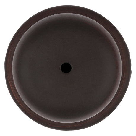 Kwikset Signature Series 730J 11P CP Privacy Lockset, Juno, Mushroom Design, Knob Handle, Venetian Bronze, Zinc