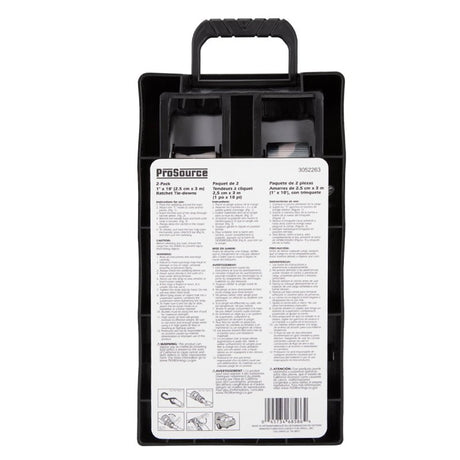 2 PACK 1  X 10  RATCHET TIE-DO