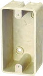fiberglassBOX 9318 Electrical Box, 1-Gang, 4-Knockout, Thermoset Fiberglass, Beige/Tan, Surface Mounting