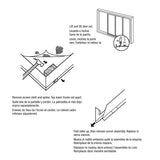 Prime-Line B 569 Screen Door Corner Insert, Zinc