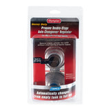 Camco USA 59005 Double-Stage Propane Regulator, 1/4 x 3/8 in Connection, 5 in L Hose