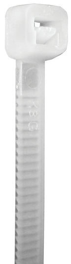 Hubbell CTR79P20 Cable Tie, 1.97 in Max Bundle Dia, Nylon, Natural