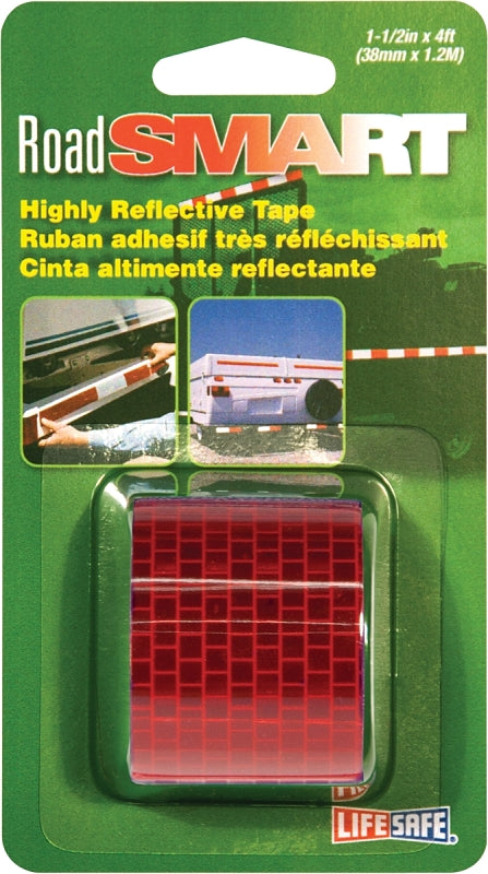 Red Incom Incom RE804 Reflective Tape, 4 ft L, 1-1/2 in W, Red – Mrosupreme.com
