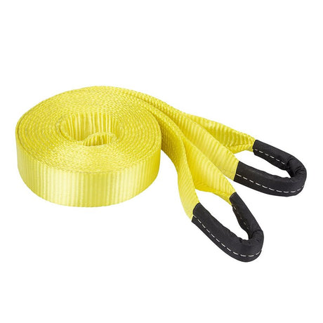 SmartStrap 130 Tow Strap, 5667 lb, 2 in W, 20 ft L, Loop End, Nylon, Yellow