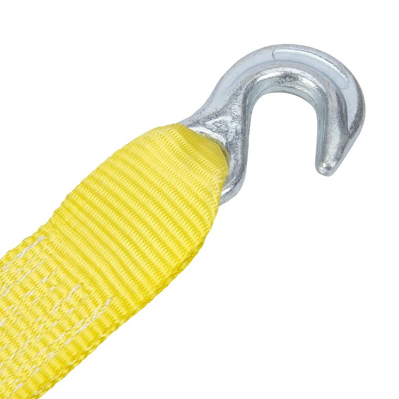 SmartStrap 132 Tow Strap, 3000 lb, 2 in W, 30 ft L, Hook End, Nylon, Yellow