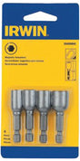 Irwin 3545984C Nut Setter Set, 4-Piece, Lobular, Steel