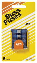 Bussmann BP/ATC-40-RP Automotive Fuse, 1 kA Interrupt, Blade Fuse, 32 VDC, Orange