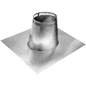 Selkirk SURE-TEMP Premium Series 206815 Roof Flashing, 24-3/4 in OAL, 21 in OAW, 6 in Pipe, Aluminum