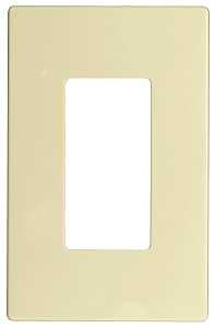 Eaton PJS Series PJS26LA Wallplate, 4-7/8 in L, 3-1/8 in W, 1-Gang, Polycarbonate, Light Almond, High-Gloss, Pack of 20