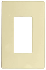 Eaton PJS Series PJS26LA Wallplate, 4-7/8 in L, 3-1/8 in W, 1-Gang, Polycarbonate, Light Almond, High-Gloss, Pack of 20