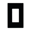 WALLPLATE SCREWLESS BLACK DECO, Pack of 20