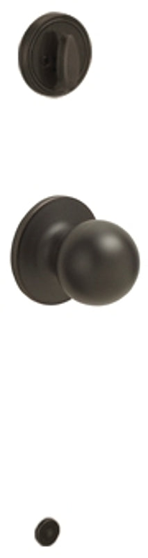 Schlage J Series JH59CNA716 Passage Knob, Corona, 2-5/8 in Dimensions, Metal, Aged Bronze, 2-3/8, 2-3/4 in Backset