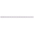 ProSource 25211PHL Shelf Standard, 2 mm Thick Material, 5/8 in W, 24 in H, Steel, White
