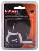 ProSource FE-50314-PS Furniture Glide, Plastic, white, White, 1-1/8 x 1-1/8 x 1-3/16 in Dimensions