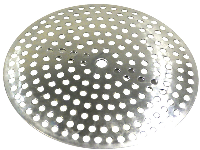 Plumb Pak PP820-65 Drain Protector with Clip, 3 in Dia, Aluminum, Chrome-Plated