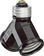 Leviton Plastic Medium Base Socket Adapter 1 pk, Pack of 10