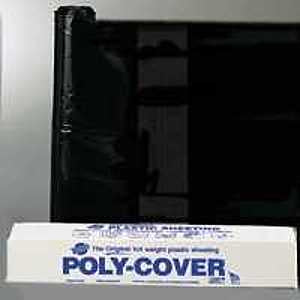 Warp's 4X4BB Poly Film, 200 ft L, 4 ft W, Black