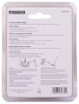 ProSource FE-S408-PS Furniture Glide, Felt Cloth, Gray/White, Gray/White, 1-1/2 x 1-1/2 x 1-1/8 in Dimensions