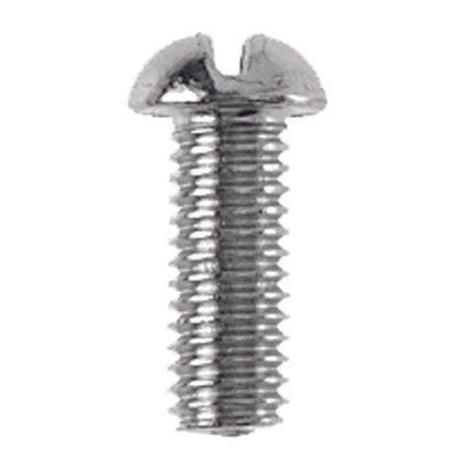 Danco No. 10-32 X 1/2 in. L Slotted Round Head Brass Bibb Screw 1 pk, Pack of 5