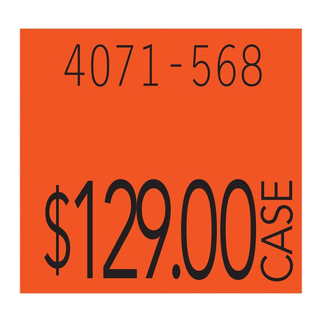 Monarch 1136R2 Pricing Label, 5/8 in L, 3/4 in W